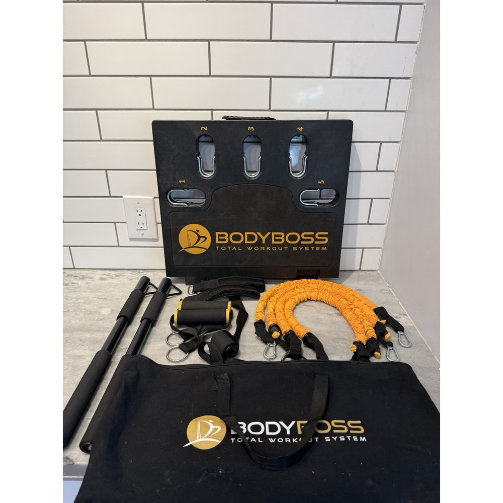 BodyBoss 2.0‎ Portable Home Gym –Full Resistance Workout System with Accessories